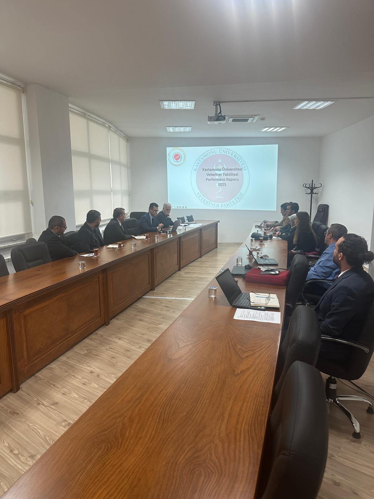 Veteriner Fakültesi Akademik Performans Değerlendirme Toplantısı